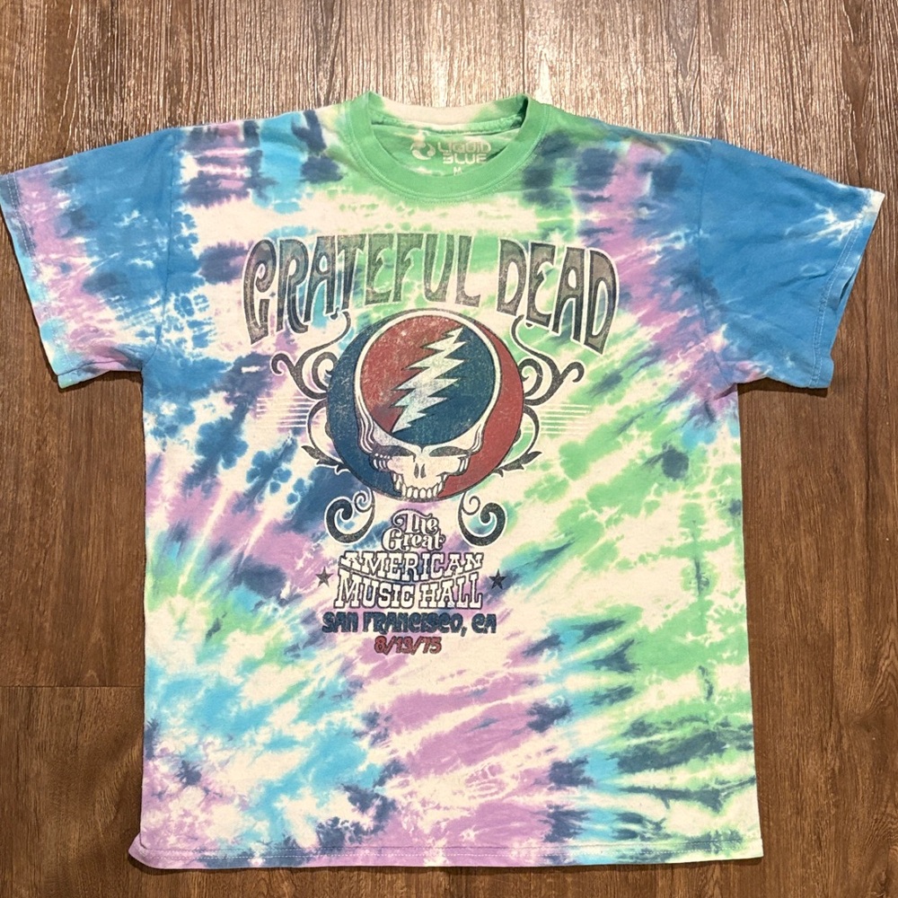 Liquid blue Grateful Dead men’s medium T-shirt tie-dye San Francisco, California
